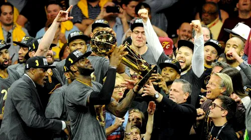 MAGNIFIC! Cleveland Cavaliers este noua campioană în NBA, după o finală istorică disputată cu Golden State Warriors. LeBron James & Co au întors finala de la 1-3 la „general”