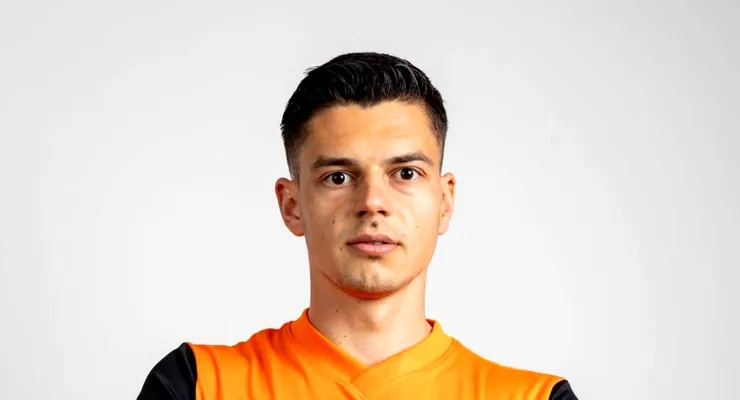 Marius Dumitru, omul de gol al CSL Ștefăneștii de Jos. Nou-promovata laudă evoluția atacantului care a pus umărul la accederea în Liga 2