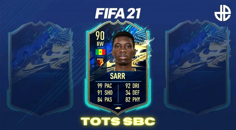 Isamila Sarr în FIFA 21! Cerințe SBC, recompense + recenzia completă a cardului