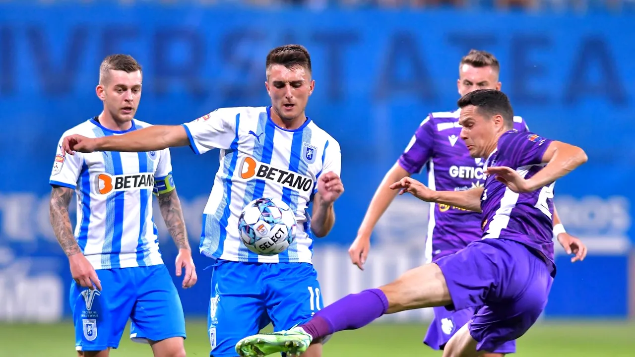 Universitatea Craiova - FC Argeș 1-0. Andrei Ivan a adus victoria oltenilor, la debutul în Liga 1