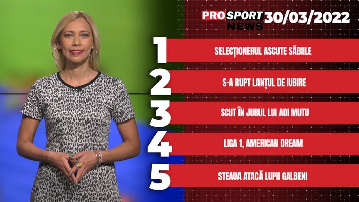 ProSport News | Selecționerul ascute săbiile. Cele mai importante știri ale zilei | VIDEO