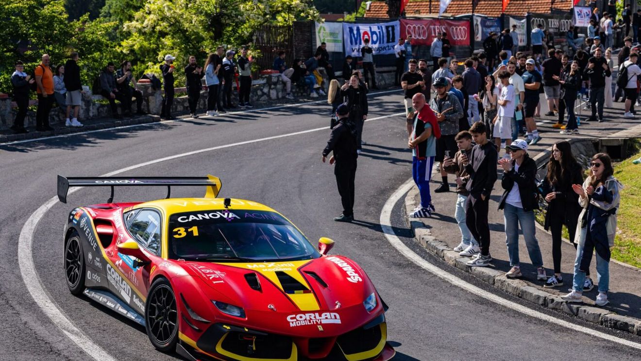 Ferrari doboară din nou recordurile la viteză în coastă în România! Radu Benea, al doilea titlu consecutiv la turisme