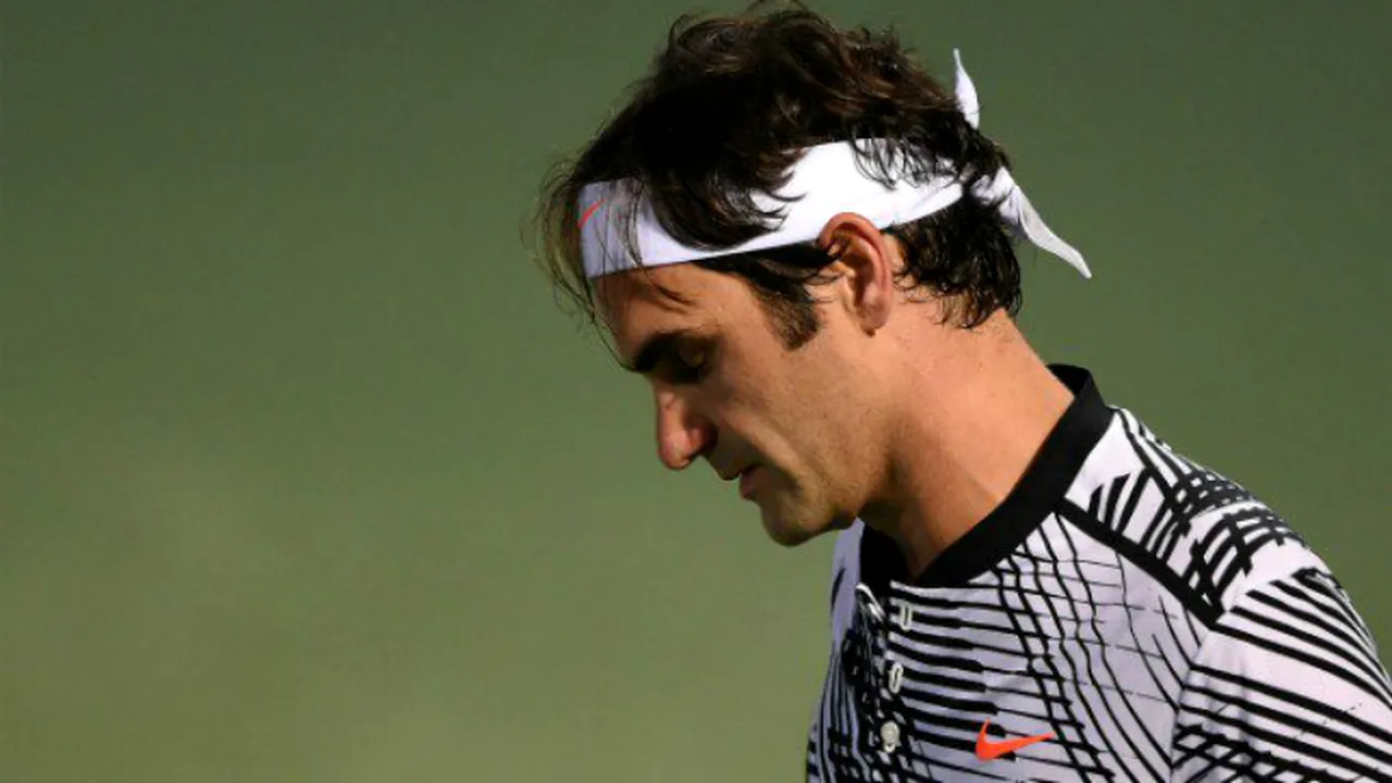Și geniile au zile proaste. Federer a pierdut la Dubai în fața numărului 116 ATP, după ce a ratat trei mingi de meci