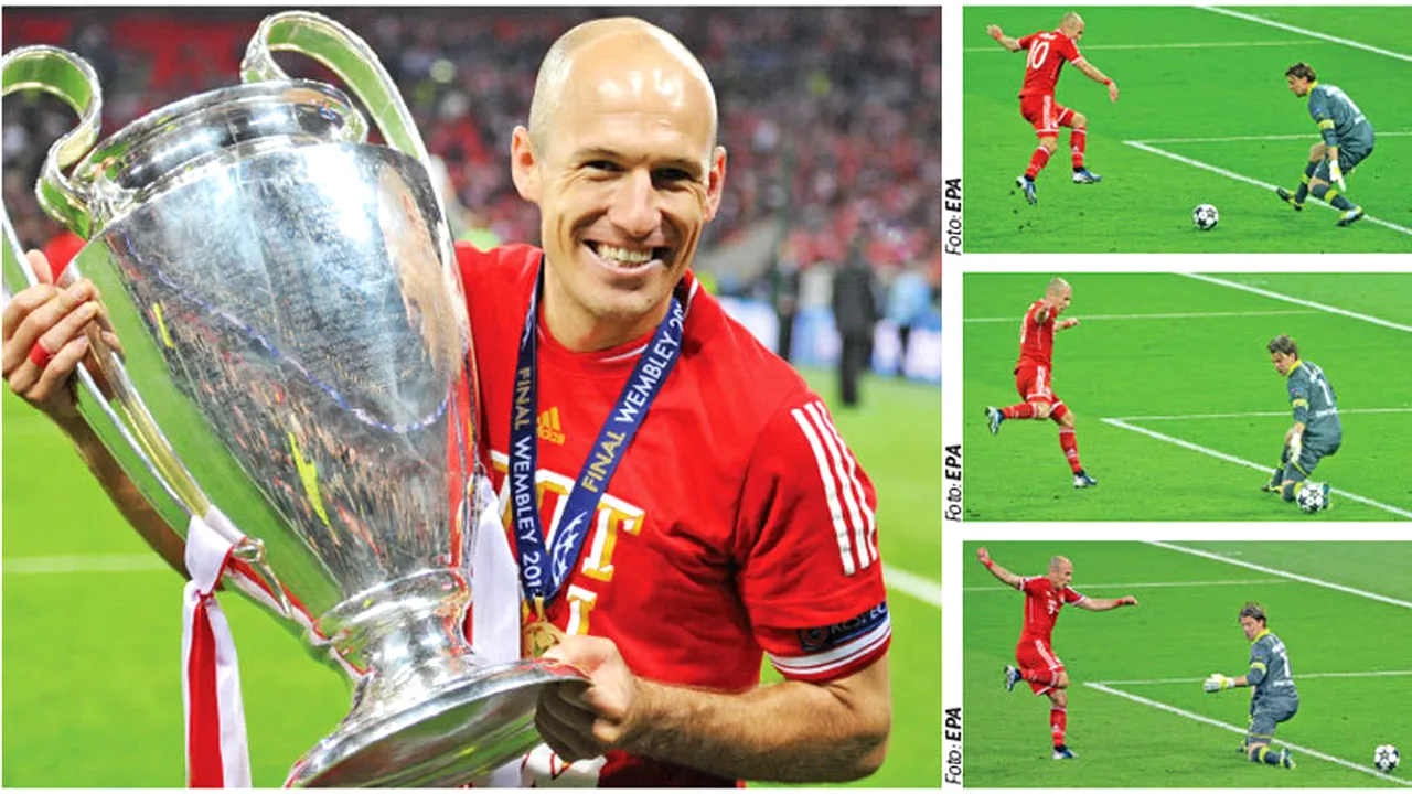 Descătușarea eroului! Pe lista de plecări acum câteva luni, Robben a devenit definitiv unul dintre jucătorii indispensabili ai bavarezilor