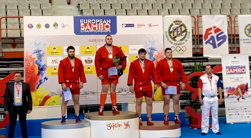 Un polisportiv uriaș! Daniel Natea - medalie de aur la Europenele de sambo din Spania. În 2019 a mai cucerit medalii la europenele de grappling și la europenele de judo ale polițiștilor