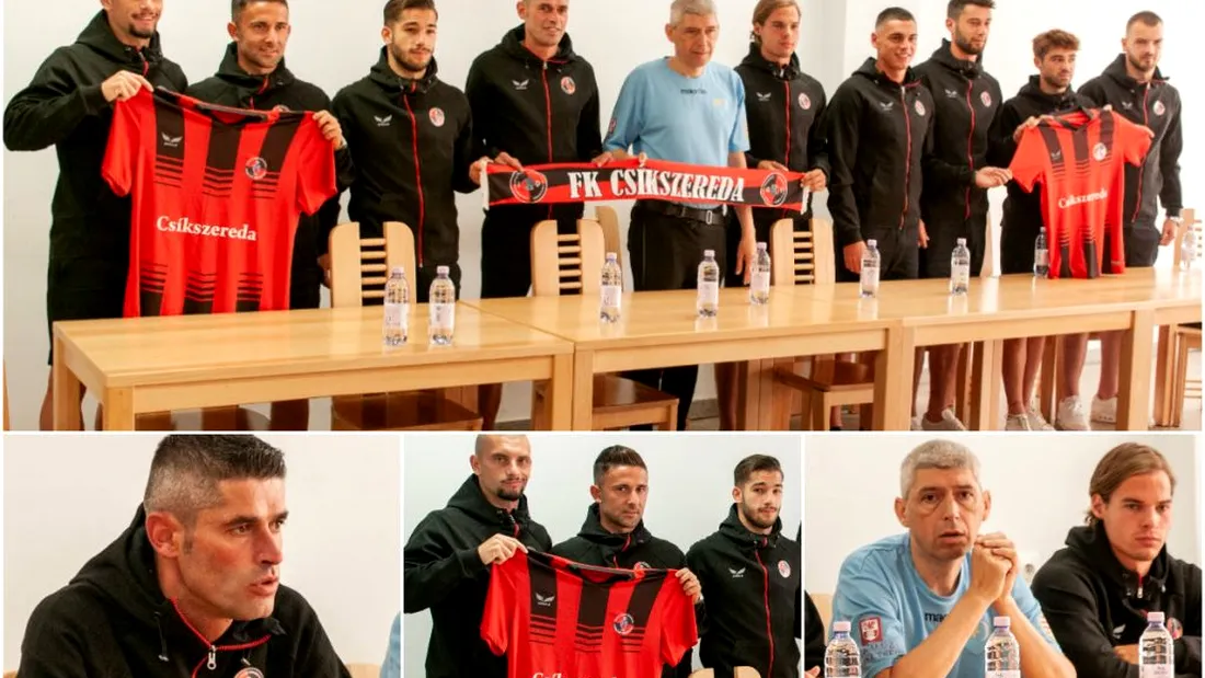 FOTO | FK Csikszereda și-a prezentat achizițiile, noul echipament și gândurile pentru prima participare în Liga 2.** 