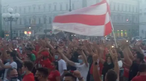 Nebunie la Arad, după ce UTA a promovat în prima ligă. Fanii au ieșit pe străzi și au sărbătorit succesul favoriților | VIDEO