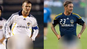 A înnebunit Beckham!** Gesturi curioase făcute de englez pe teren