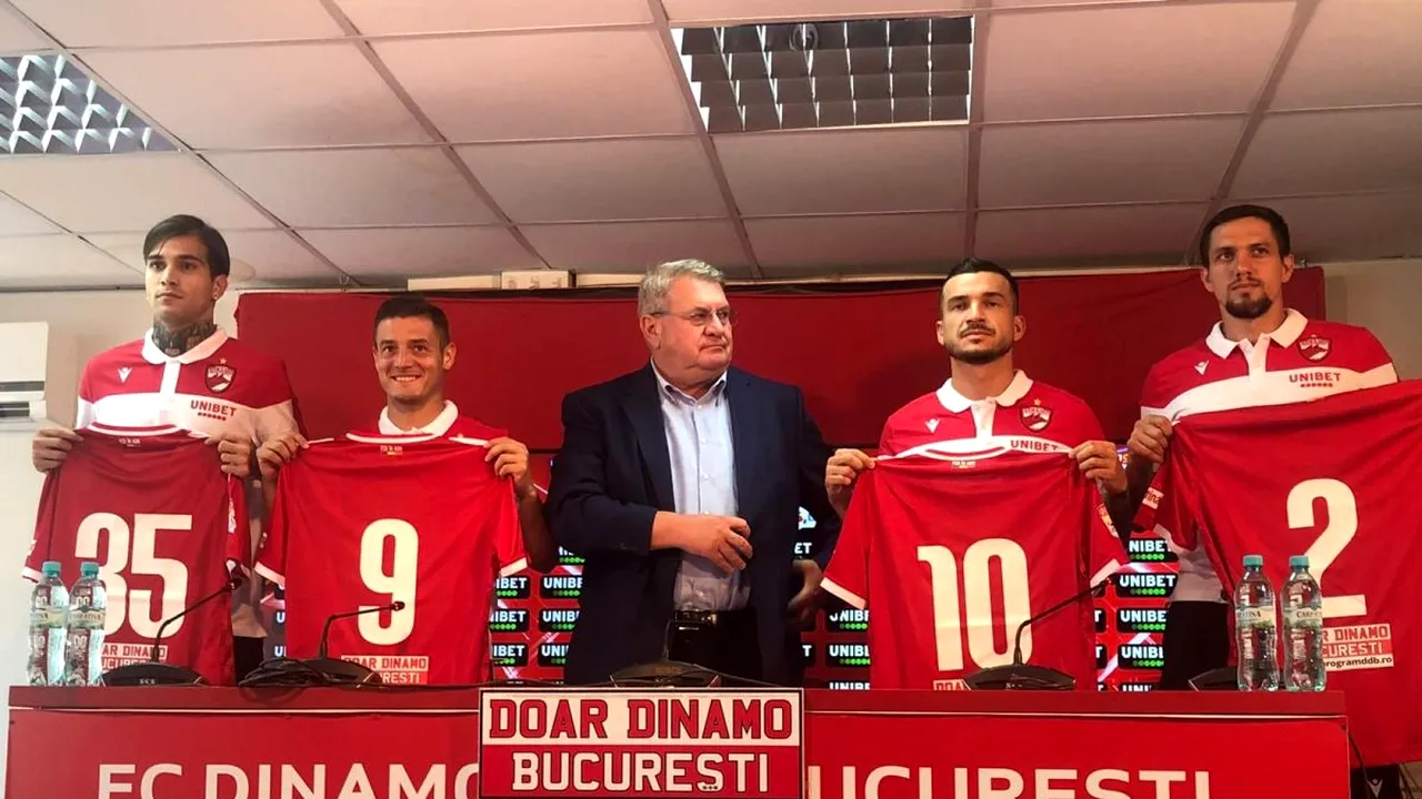 Dinamo, transferuri pe bandă rulantă! Patru jucători prezentați azi. Iuliu Mureșan: „Încă doi au semnat. Mâine ajung în București”. Cine sunt!