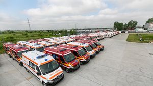 Renault a livrat o flotă de 122 ambulanțe tip C pentru IGSU