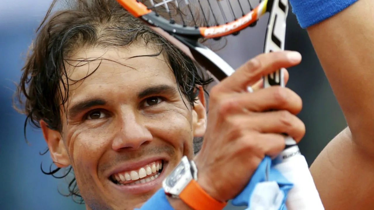 FOTO | Nadal a ieșit pe teren la Roland Garros cu un ceas de 800.000 de dolari: 