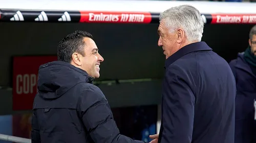 Xavi, mesaj pentru Carlo Ancelotti după Barcelona – Real Madrid: „Declarațiile lui mă surprind!”