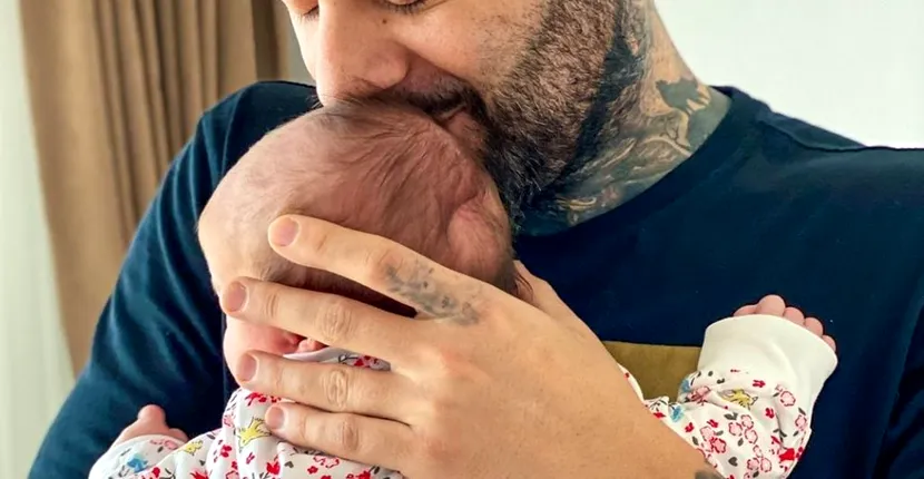 Matteo, imagini emoționante cu micuța lui la o lună de la naștere!