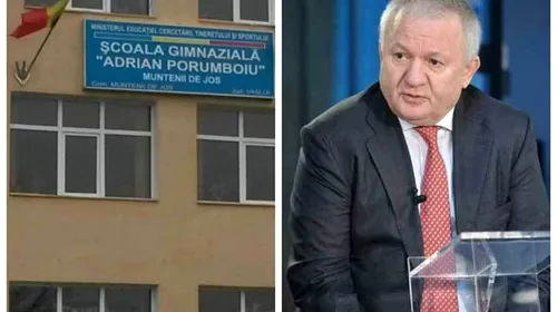 Poza nu e un fals! Interviu savuros cu Porumboiu despre școala care-i poartă numele: „Mă simt rău, dar ce să fac!? Să dau cu pietre în frontispiciu?”