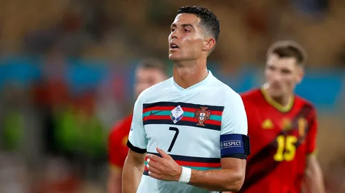 Dezvăluiri din vestiarul naționalei lui Cristiano Ronaldo, după eliminarea de la EURO 2020: „Au plâns!”. Concluziile după Belgia – Portugalia