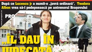 Teodora Albon: "Îl dau în judecată pe Răzvan Lucescu"