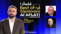Gândul prezintă Best Of Ai aflat! Cu Ionuț Cristache – vineri, 27 februarie, de la ora 15.00