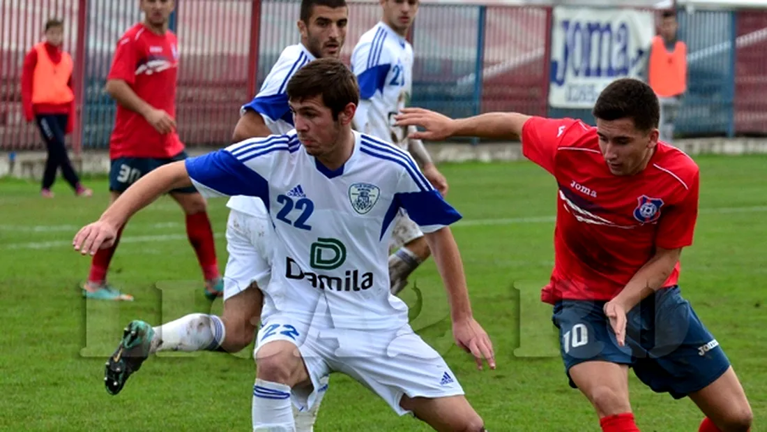 Himcinschi, titular la satelit.** Ovidiu Popescu a înscris singurul gol al echipei a doua a CSM-ului în eșecul de la Călimănești