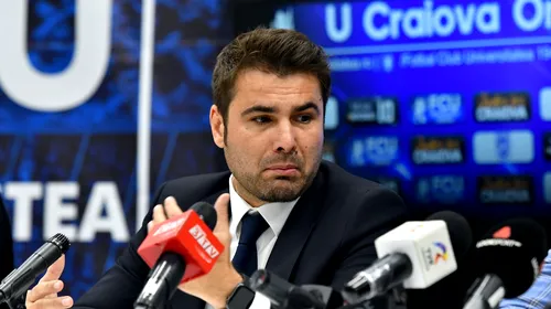 Adrian Mutu, criticat dur după ce a pierdut derby-ul Craiovei: „Nu poți să te prezinți în halul ăsta, jucând și acasă!”
