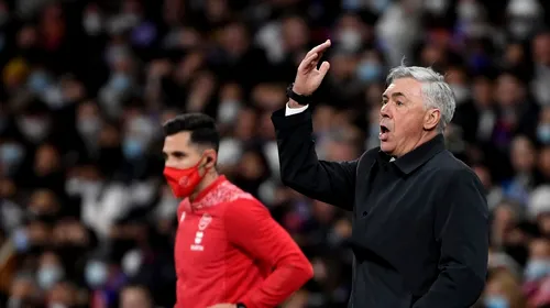 Carlo Ancelotti a trecut repede peste umilința suferită de Real Madrid cu Barcelona: „Ne-au rănit, dar nu ne vom scufunda!”