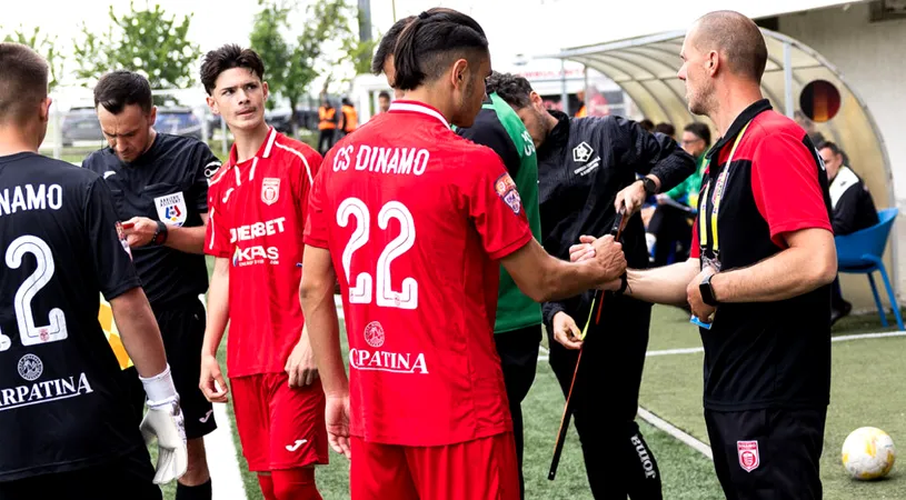 Dublu moment de gală în Liga 2. Fiul unei mari legende a sportului românesc a debutat pentru CS Dinamo alături de cel mai tânăr portar care a jucat vreodată în primele două eșaloane