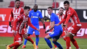 Benga, la a doua eliminare din carieră și tot prin decizia lui Marius Avram: „Nu era de roșu, am urmărit doar mingea!” Cum a comentat Balint arbitrajul din UTA - U Craiova?