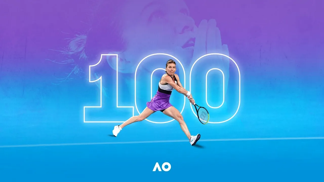 Simona Halep, îndrăgostită de recorduri! A ajuns la 100 de victorii în turneele de Grand Slam după ce a învins-o pe Iga Swiatek la Australian Open