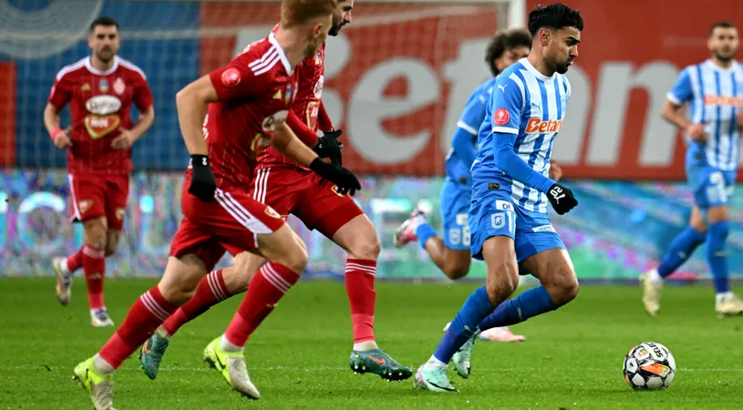 Universitatea Craiova - Sepsi 2-1 în etapa 20 din Superliga. Victorie importantă pentru trupa lui Costel Gâlcă