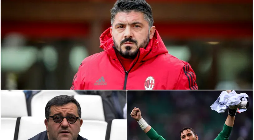 Continuă telenovela Donnarumma! Mino Raiola e decis să-i rupă contractul portarului, atras de banii șeicilor