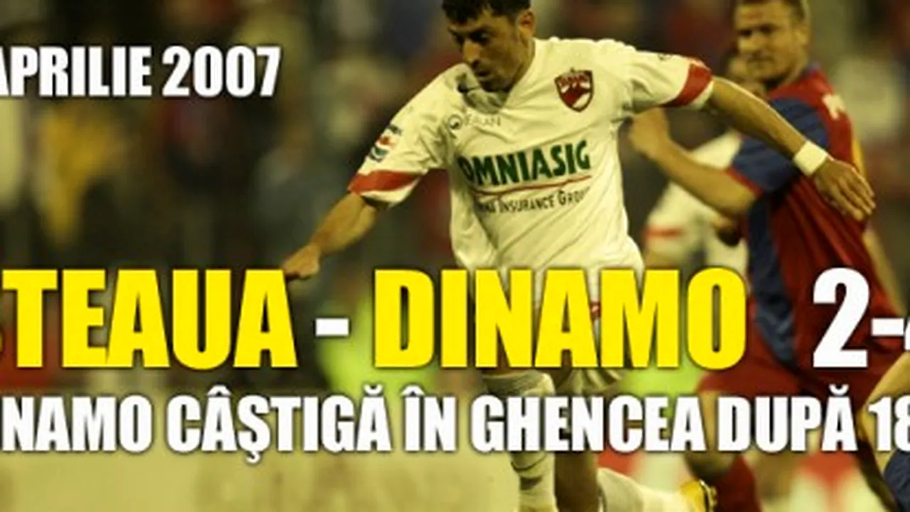 REMEMBER / Steaua - Dinamo 2-4! Prima victorie a câinilor în campionat după '89!
