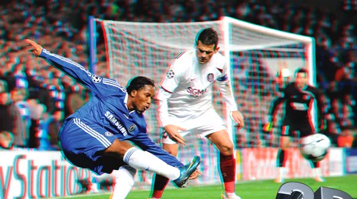 FOTO 3D, Români în Champions League: CFR vs Milionarii lui Chelsea