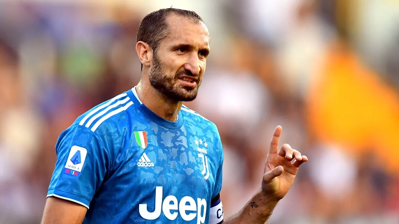 Lovitură pentru Juventus. Giorgio Chiellini s-a accidentat grav și poate rata o mare parte a sezonului