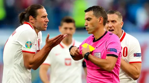 Ovidiu Hațegan va fi arbitru de rezervă la primul meci din optimile Euro 2020