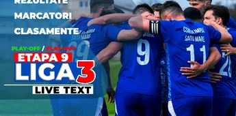 Liga 3, etapa 9 din play-off și play-out | CSM Olimpia Satu Mare merge la baraj, Poli Timișoara a pierdut locul 1 în ultima rundă. SCM Râmnicu Vâlcea a fost învinsă prima dată în acest sezon chiar în ultima etapă