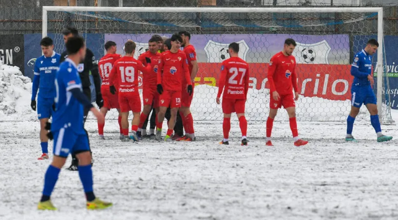 FC Bacău a ieșit învingătoare din duelul cu peisaj de iarnă din Buzău. Constantin Enache: ”Felicit jucătorii, am caractere adevărate!”