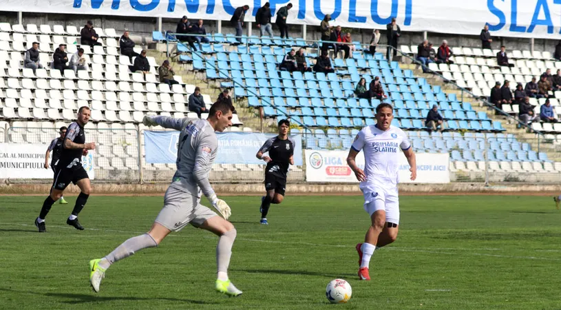 Ceahlăul pleacă neînvinsă de la Slatina, unde a jucat mai bine de o oră în inferioritate numerică. Marco Veronese: ”Mai mult de atât nu puteam face”