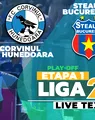 Corvinul și Steaua dau start play-off-ului Ligii 2. Partida de la Hunedoara începe la ora 12:30