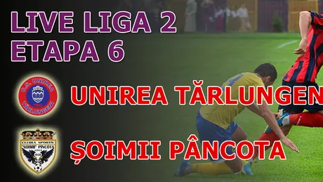 Unirea Tărlungeni - Șoimii Pâncota 2-1.** Trei puncte de aur pentru brașoveni