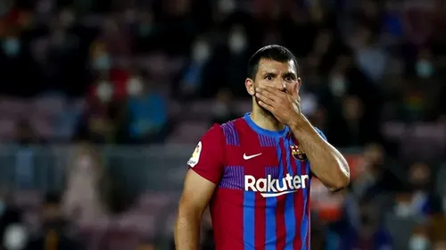 Șoc în fotbalul mondial! Kun Aguero își va anunța miercuri retragerea definitivă din fotbal și va pleca de la <i class='ep-highlight'>Barcelona</i>!