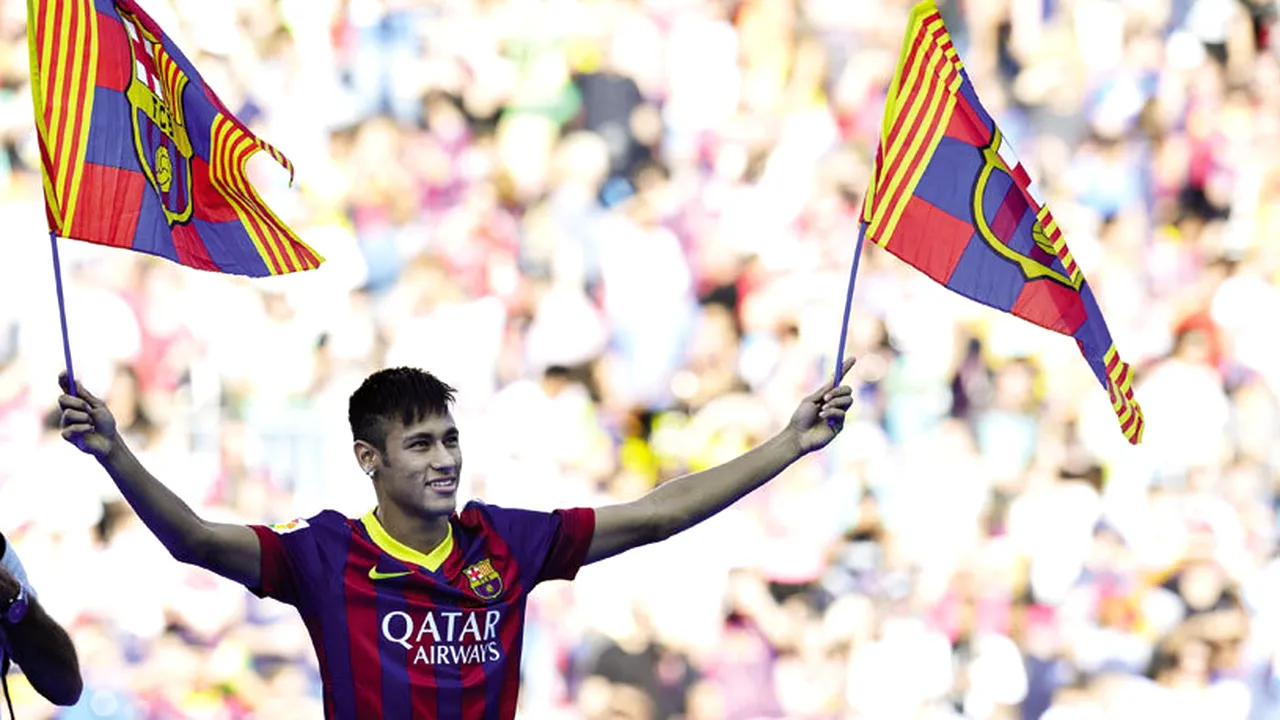 Gata! Neymar a semnat cu Barcelona și a fost prezentat în fața a 60.000 de fani