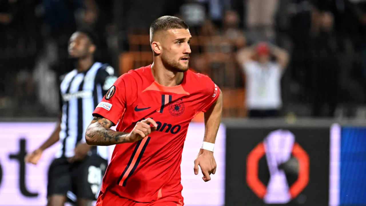 FCSB, decimată în finalul meciului cu PAOK! Daniel Bîrligea s-a accidentat și a fost schimbat de urgență