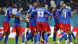 Notele după FCSB - Midtjylland 2-0. Cine a fost omul meciului