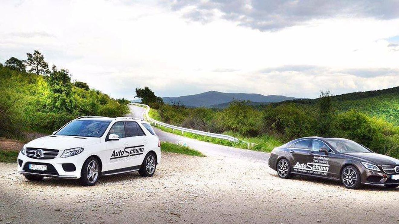 Mercedes și-a prezentat vedetele în satul arădean Șiria 