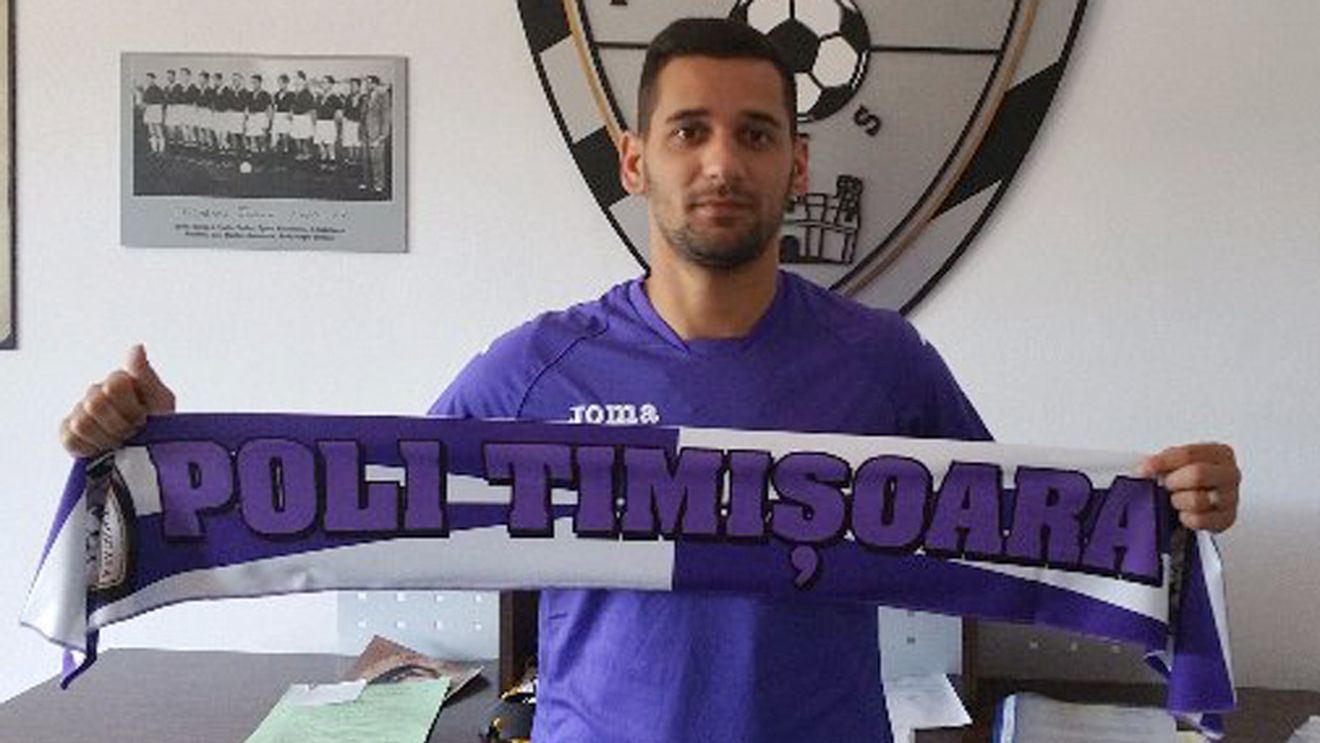 O nouă "repatriere" la Timișoara. Alexandru Curtean a semnat și el pentru ACS Poli