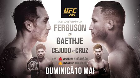 Look Sport va transmite Main Eventul UFC 249, duminică, de la 5:00. Două lupte pentru titlu și meciuri electrizante