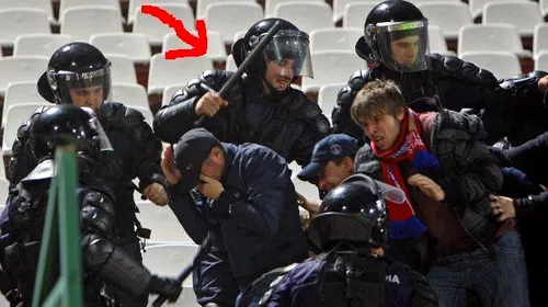 FOTO INCREDIBIL** Jandarmii i-au bătut pe steliști cu zâmbetul pe buze! AISS sare în apărarea fanilor