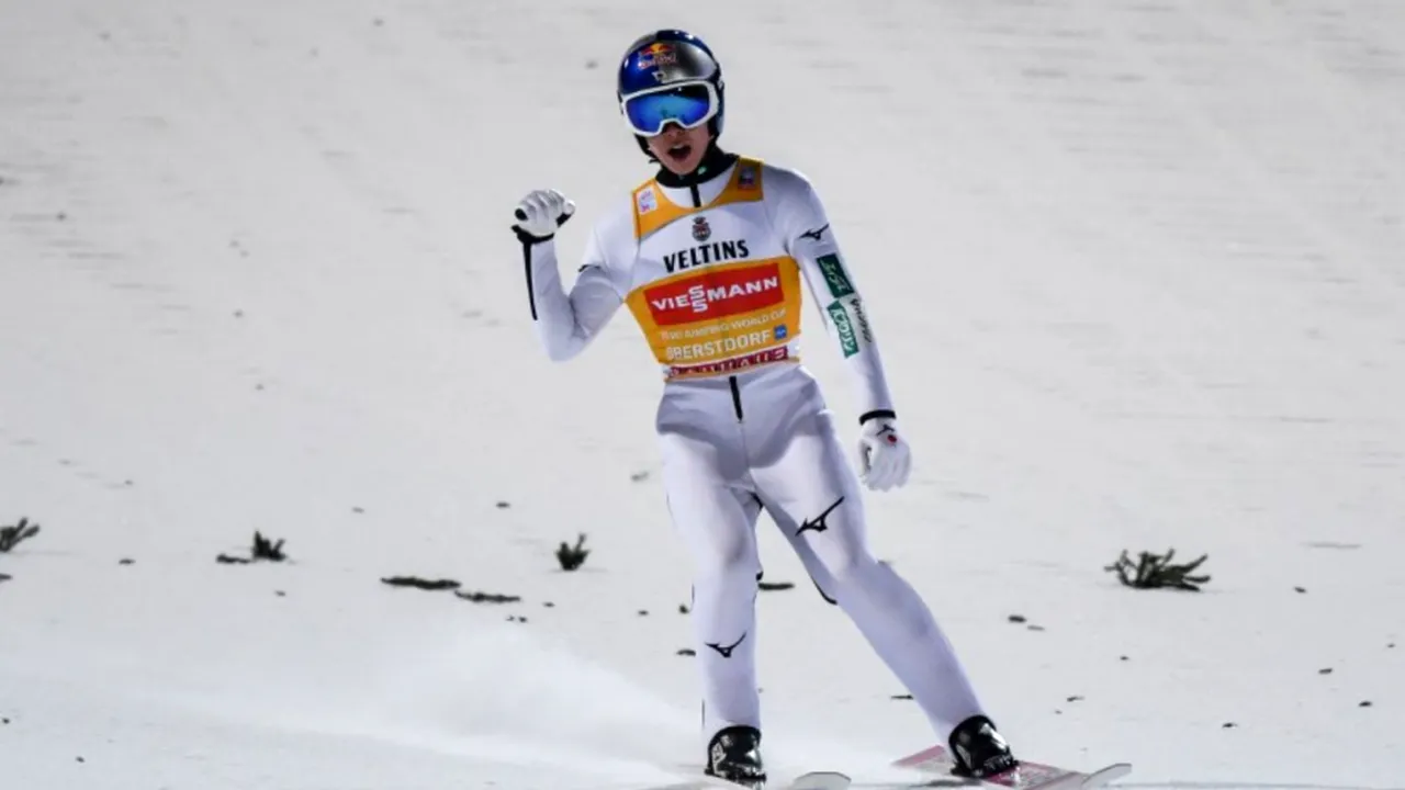 Ryoyu Kobayashi a câștigat prima etapă a Turneului celor Patru Trambuline de la Oberstdorf, în fața a peste 25.000 de spectatori