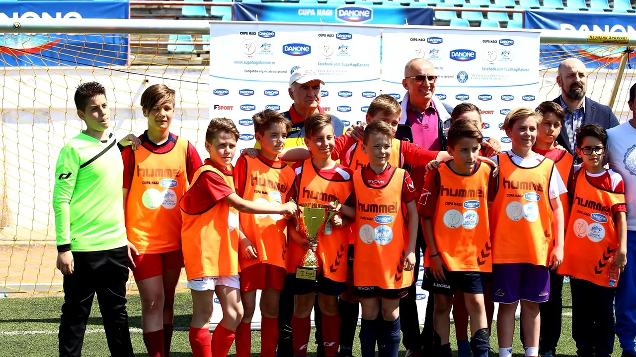 Micii fotbaliști din Galați au debutat la Cupa Hagi Danone. Ce spune 