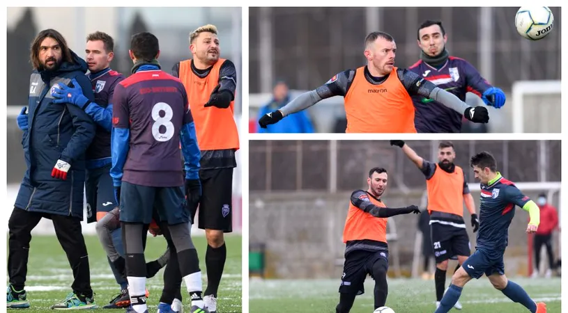ASU Poli s-a impus clar la primul amical al iernii, cu o echipă de Liga 4, în care a marcat și ultima achiziție. Nu au lipsit momentele tensionate