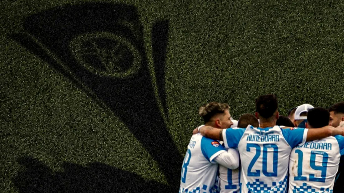 Corv1nul este matematic campioana Ligii 2 în sezonul 2025-2026, cu o etapă înainte de finalul play-off-ului. Mesajul clubului hunedorean
